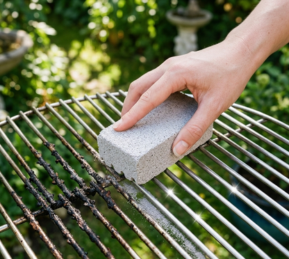 Pierre Ponce Clean Grill — Nettoyage Naturel et Sans Danger
